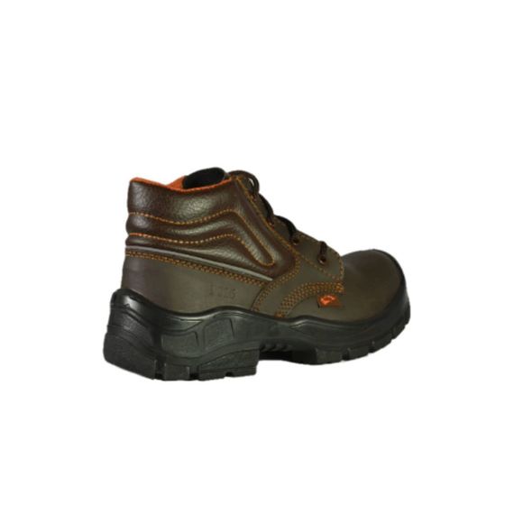 NEW MENS SAFETY WORK BOOTS- IMPACT & SLIP RESISTANT, WATERPROOF | BROWN SIZE 10 - Picture 4 of 10